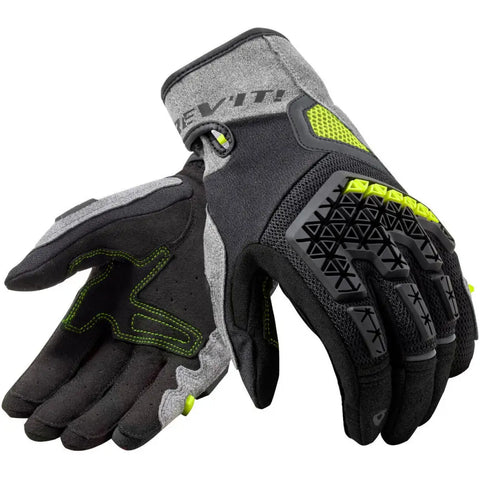 Guantes REV'IT! Mangrove Silver/Black/Neon Yellow