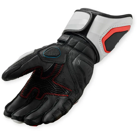 Guantes REV’IT! Quantum 3 White/Neon Red