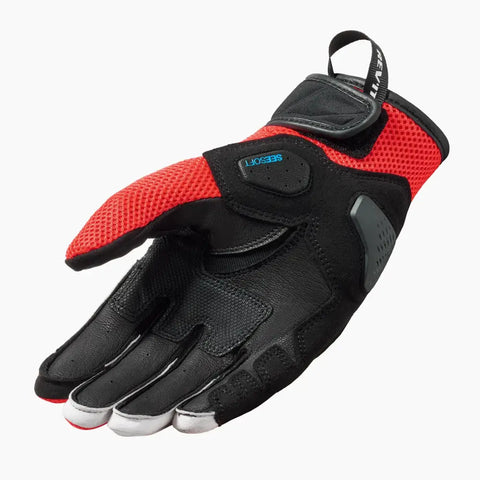 Guantes REV'IT! Ritmo Black/Neon Red