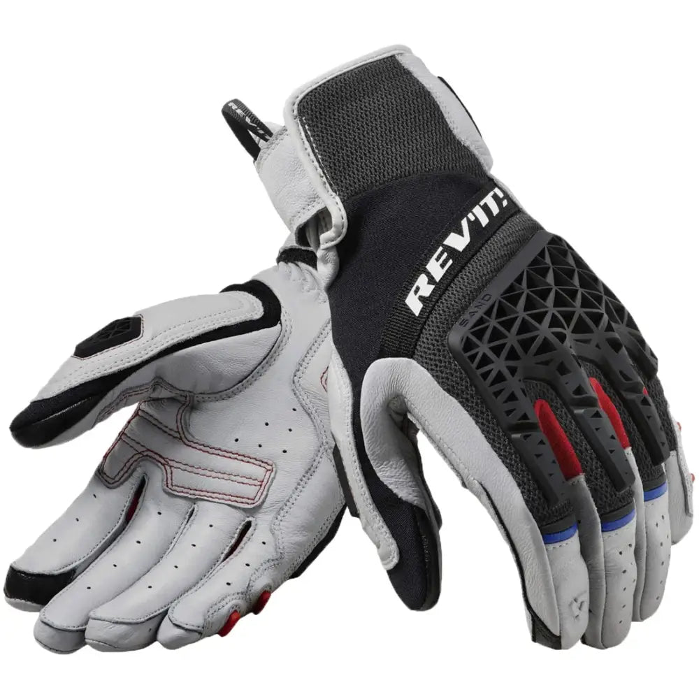 Guantes REV'IT! Sand 4 Light Grey / Black