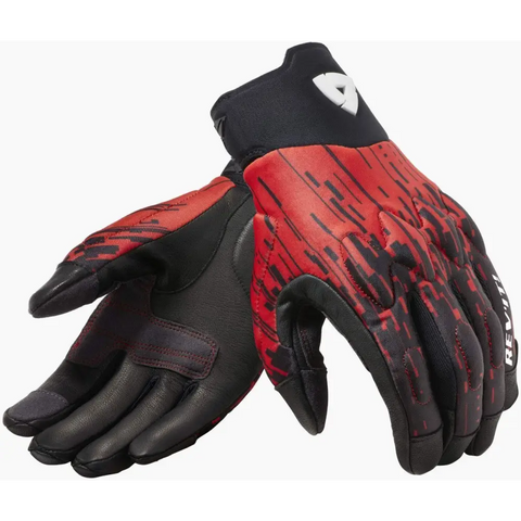 Guantes REV'IT! Spectrum Black/Neón Red