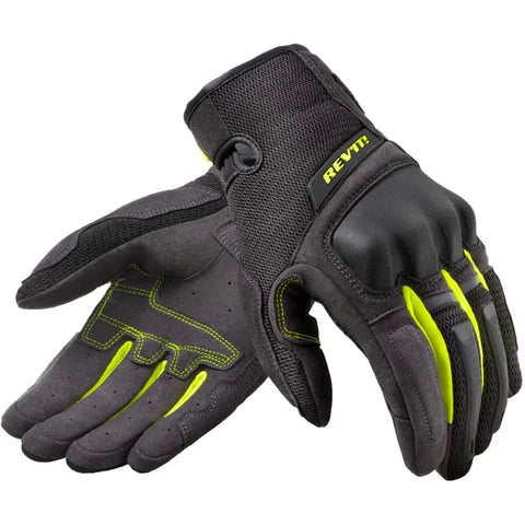 Guantes REV'IT! Volcano Black/Hi-Viz Yellow