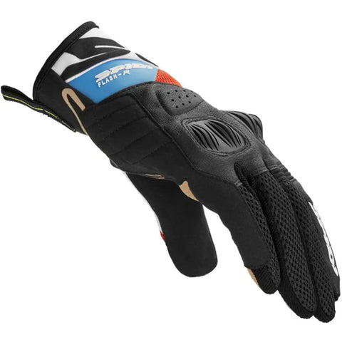 Guantes Spidi Flash-R EVO Red/Light Blue