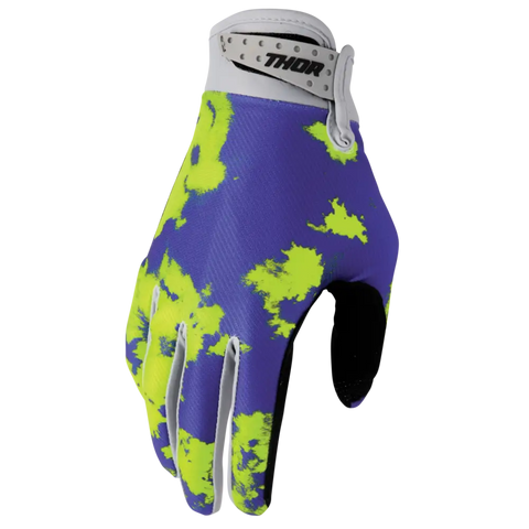 Guantes Thor Launchmode Bleach Gray/Acid