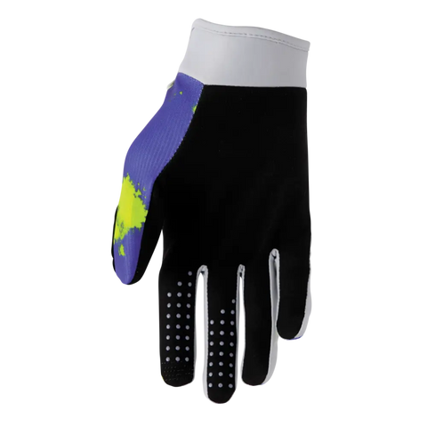 Guantes Thor Launchmode Bleach Gray/Acid