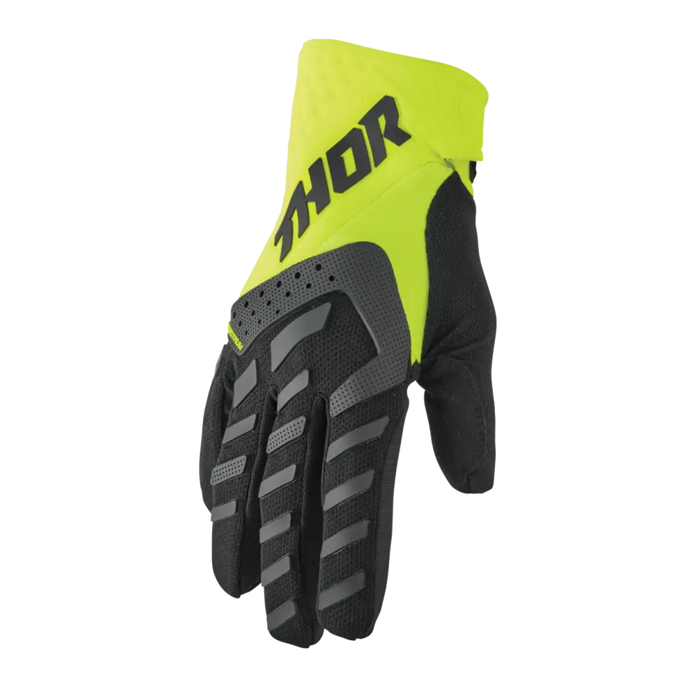 Guantes Thor para Niño Spectrum Black/Flo Acid
