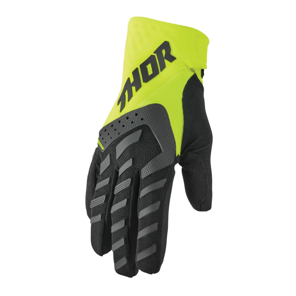 Guantes Thor para Niño Spectrum Black/Flo Acid