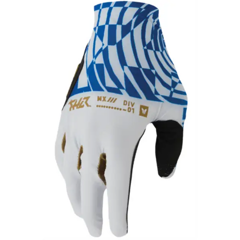 Guantes Thor Sportmode Mind Control Light Gray/Blue