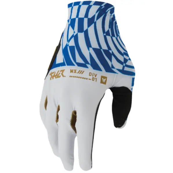 Guantes Thor Sportmode Mind Control Light Gray/Blue