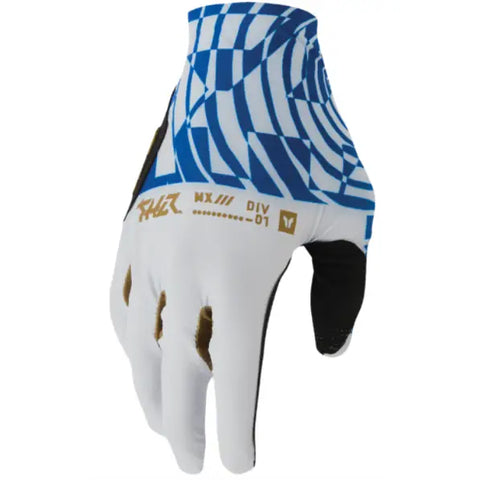 Guantes Thor Sportmode Mind Control Light Gray/Blue