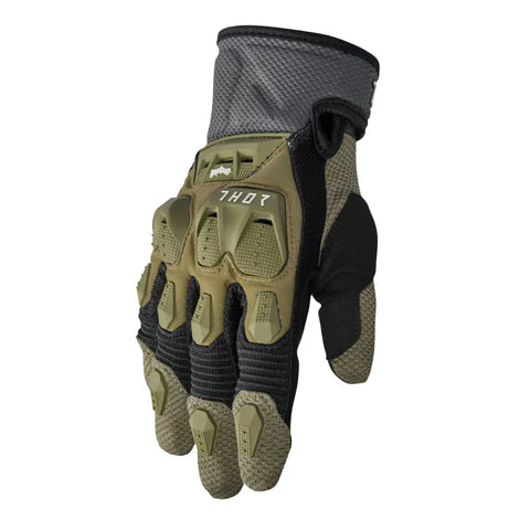 Guantes Thor Terrain Army/Charcoal