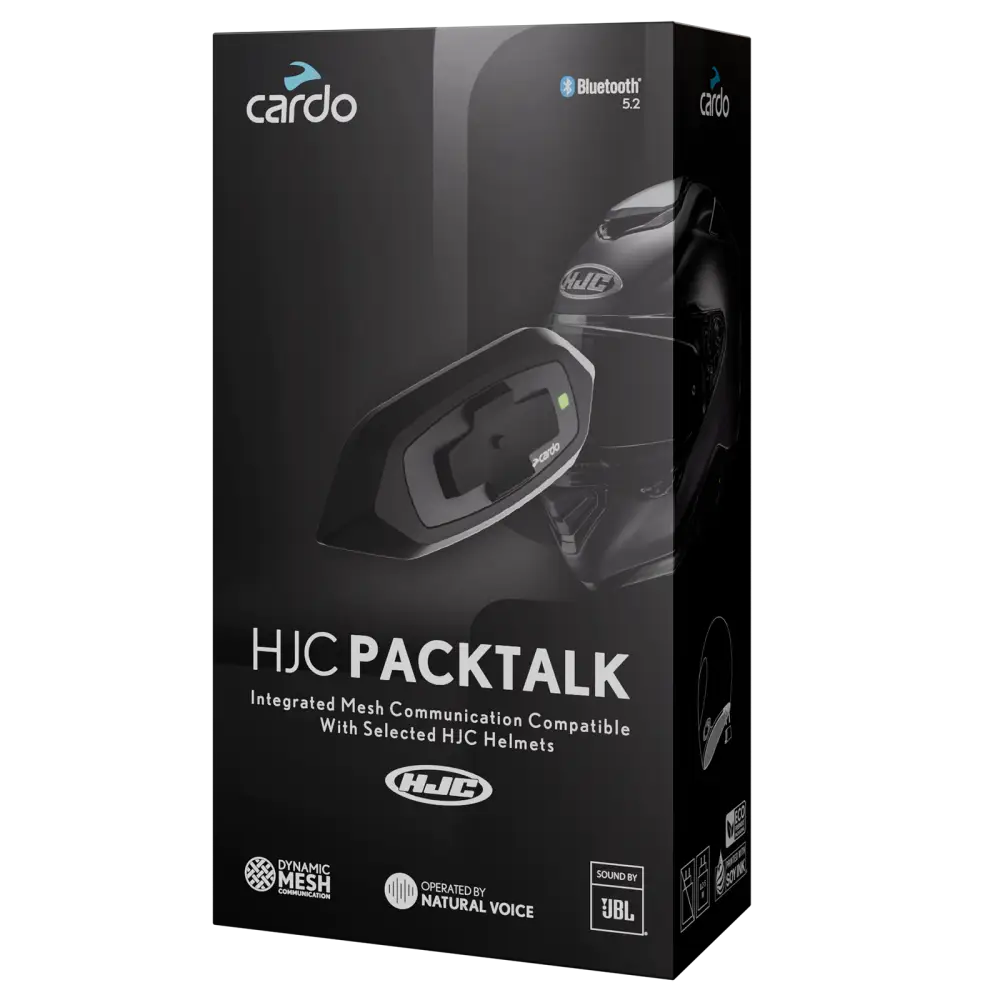 Intercomunicador Bluetooth Cardo HJC Packtalk
