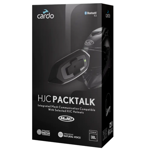Intercomunicador Bluetooth Cardo HJC Packtalk