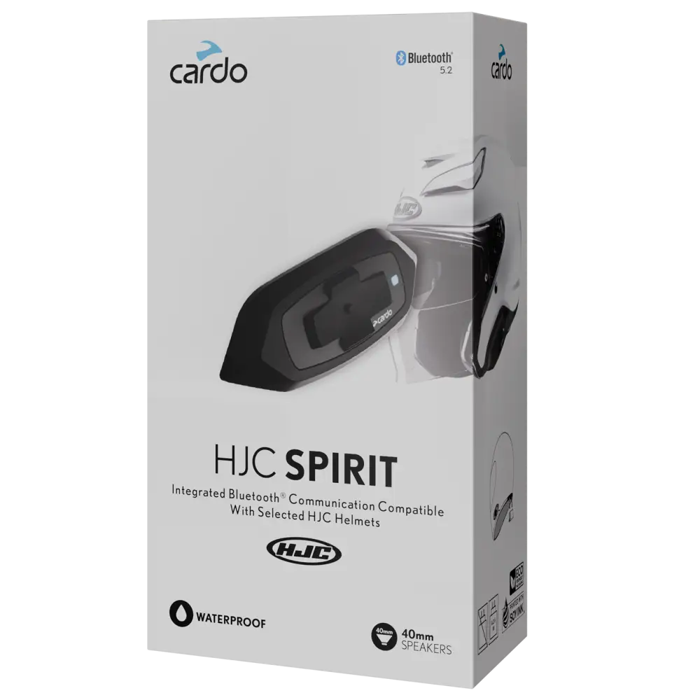Intercomunicador Bluetooth Cardo Spirit para Cascos HJC