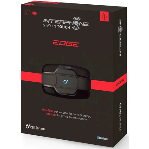 Intercomunicador Bluetooth Interphone Edge Dual Pack