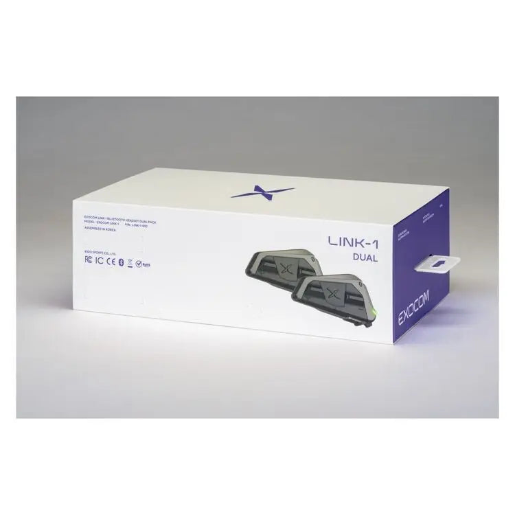 Intercomunicador Bluetooth Scorpion EXOCOM Link-1  Dual Pack
