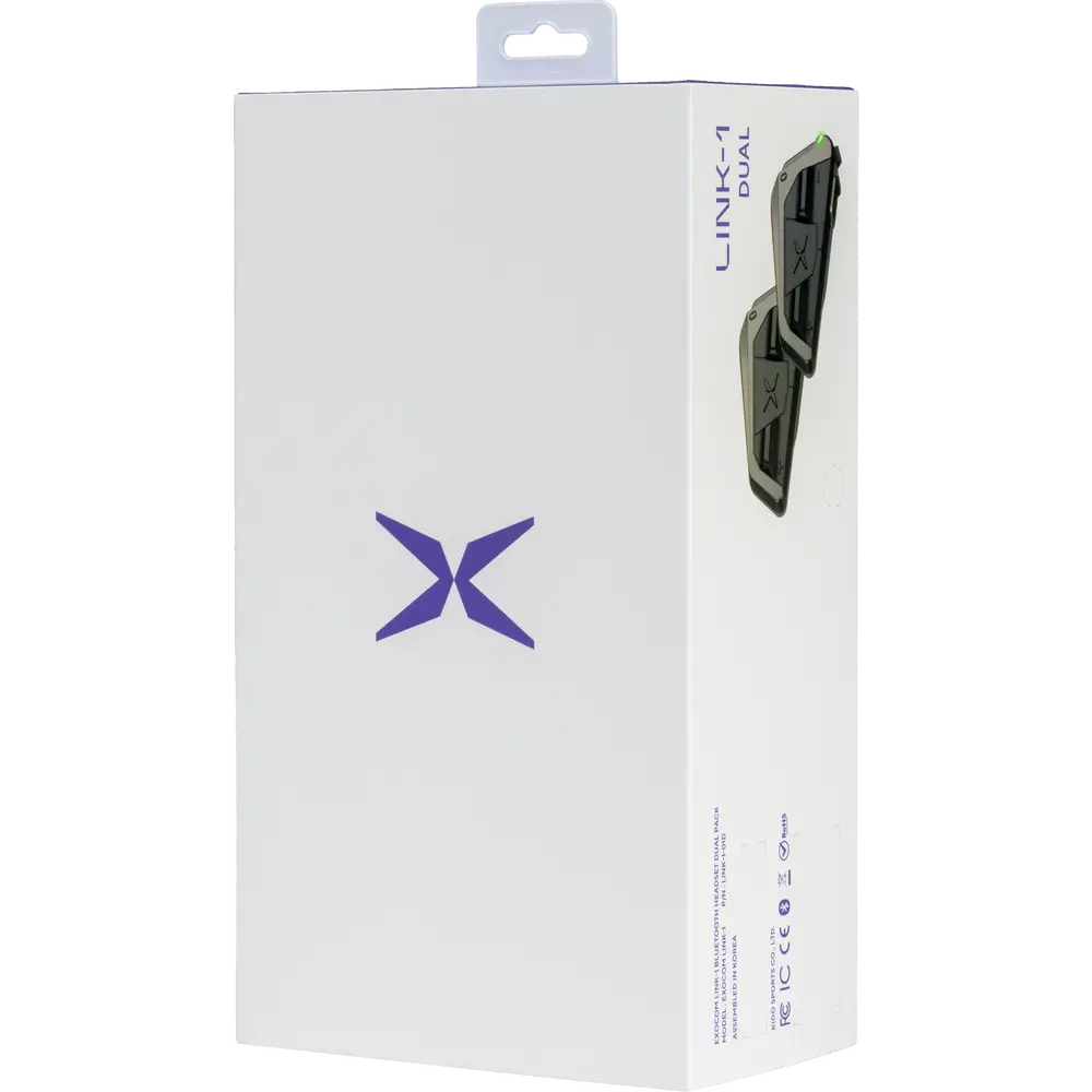 Intercomunicador Bluetooth Scorpion EXOCOM Link-1C Dual Pack