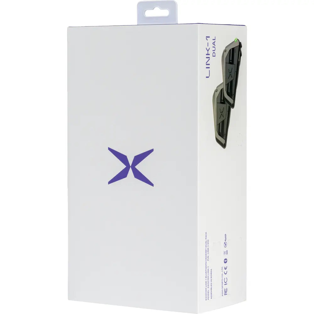 Intercomunicador Bluetooth Scorpion EXOCOM Link-1C Dual Pack