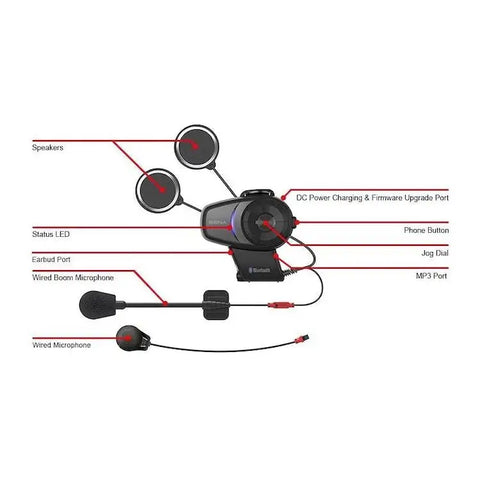 Intercomunicador Bluetooth Sena 10S Dual Pack