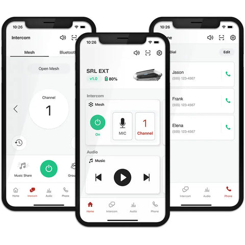 Intercomunicador Bluetooth Sena SRL-EXT para Shoei NXR2/RF-1400