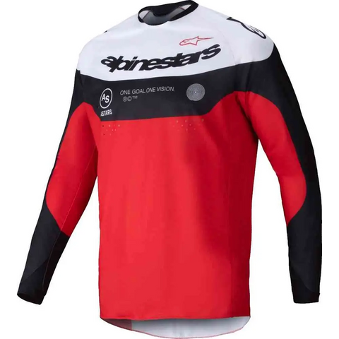 Jersey Alpinestars Pro-Dura Black/Bright Red/White