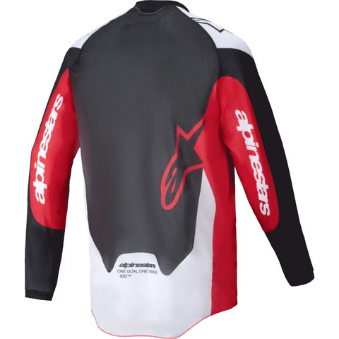 Jersey Alpinestars Pro-Dura Black/Bright Red/White