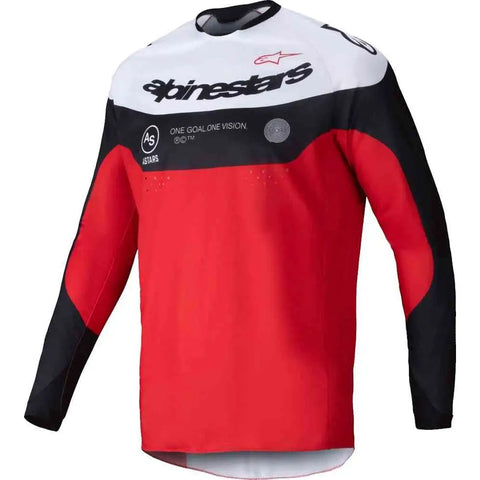 Jersey Alpinestars Pro-Dura Black/Bright Red/White