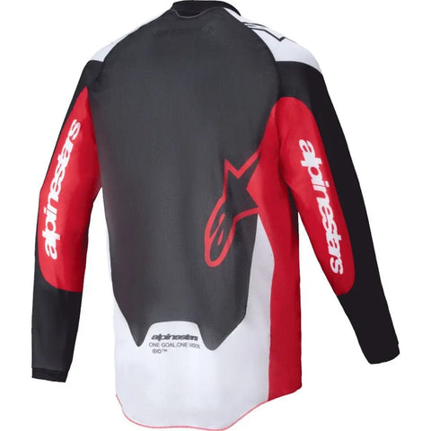 Jersey Alpinestars Pro-Dura Black/Bright Red/White