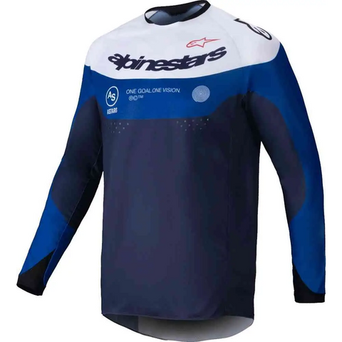 Jersey Alpinestars Pro-Dura Navy/Bright Blue/White