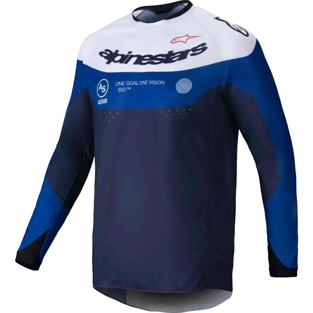 Jersey Alpinestars Pro-Dura Navy/Bright Blue/White