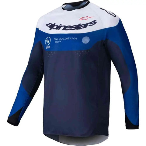 Jersey Alpinestars Pro-Dura Navy/Bright Blue/White