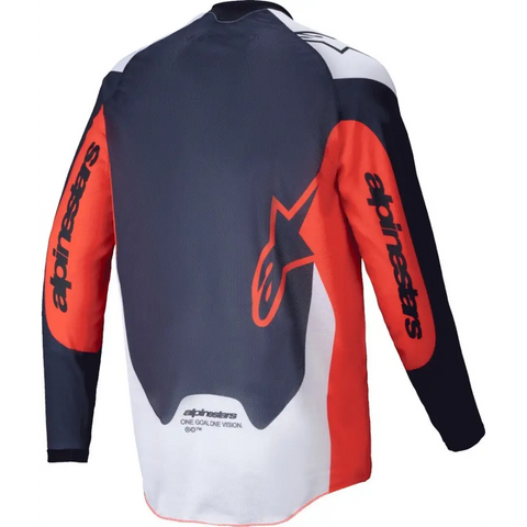 Jersey Alpinestars Pro-Dura Navy/Hot Orange/White