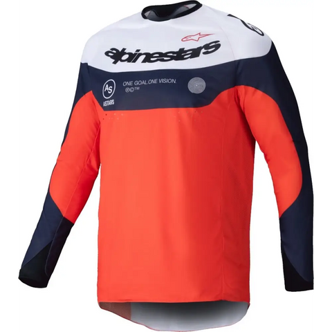 Jersey Alpinestars Pro-Dura Navy/Hot Orange/White