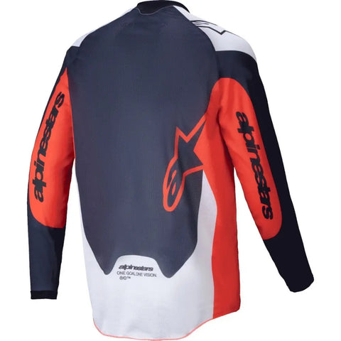 Jersey Alpinestars Pro-Dura Navy/Hot Orange/White