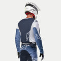 Jersey Alpinestars Racer Hoen White/Dark Navy/Light Blue