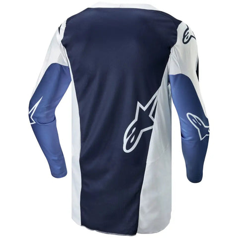 Jersey Alpinestars Racer Hoen White/Dark Navy/Light Blue