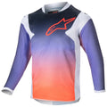 Jersey Alpinestars Racer Hoen Youth para Niño Light Gray/Hot Orange/Black