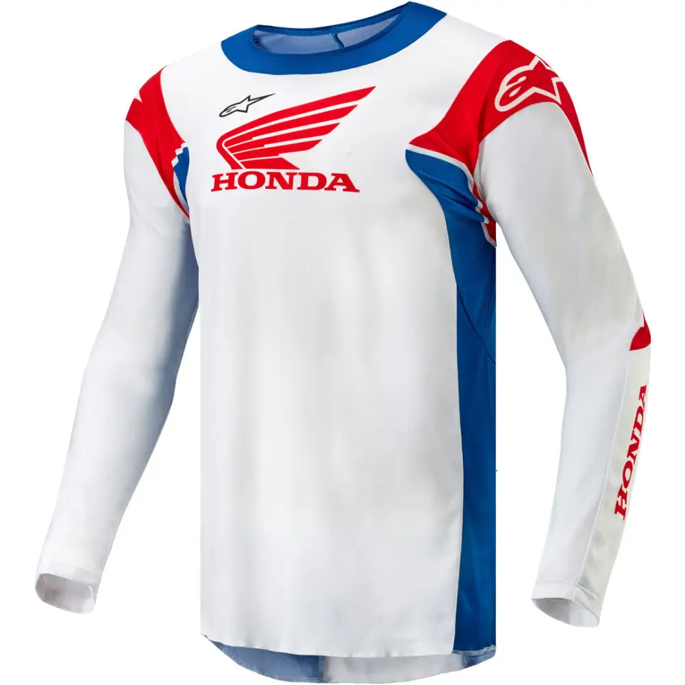 Jersey Alpinestars Racer Honda Iconic White/Bright Blue/Bright Red