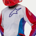 Jersey Alpinestars Racer Pneuma Youth para Niño Fluo Blue/Mars Red/White