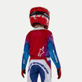 Jersey Alpinestars Racer Pneuma Youth para Niño Fluo Blue/Mars Red/White