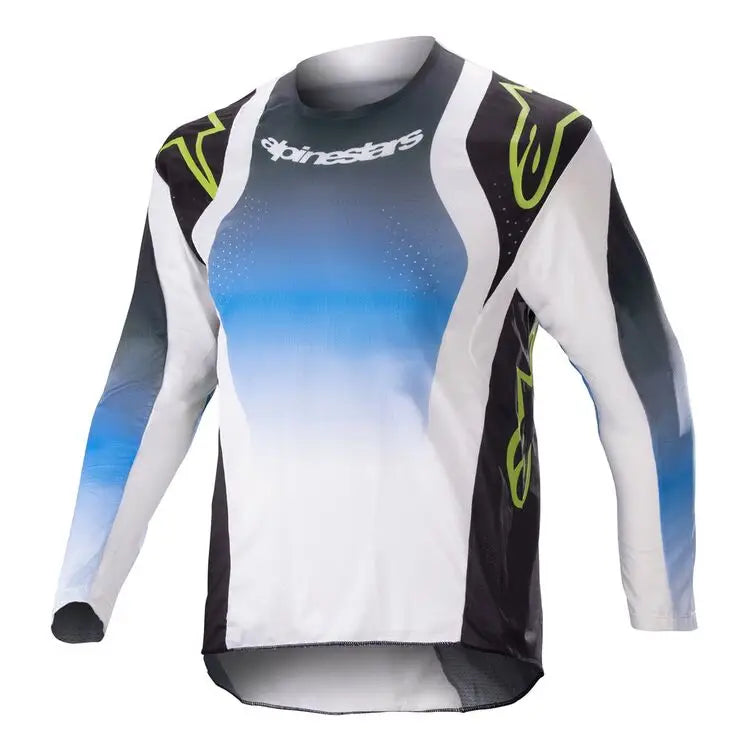 Blue sales motocross jersey