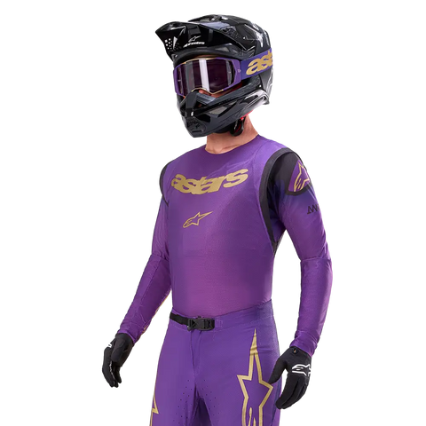 Jersey Alpinestars Supertech Champ LE Ultraviolet/Gold/Black
