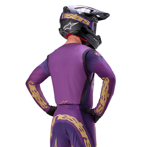 Jersey Alpinestars Supertech Champ LE Ultraviolet/Gold/Black