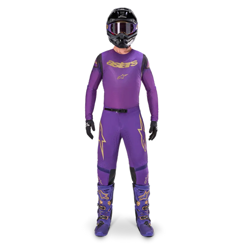 Jersey Alpinestars Supertech Champ LE Ultraviolet/Gold/Black