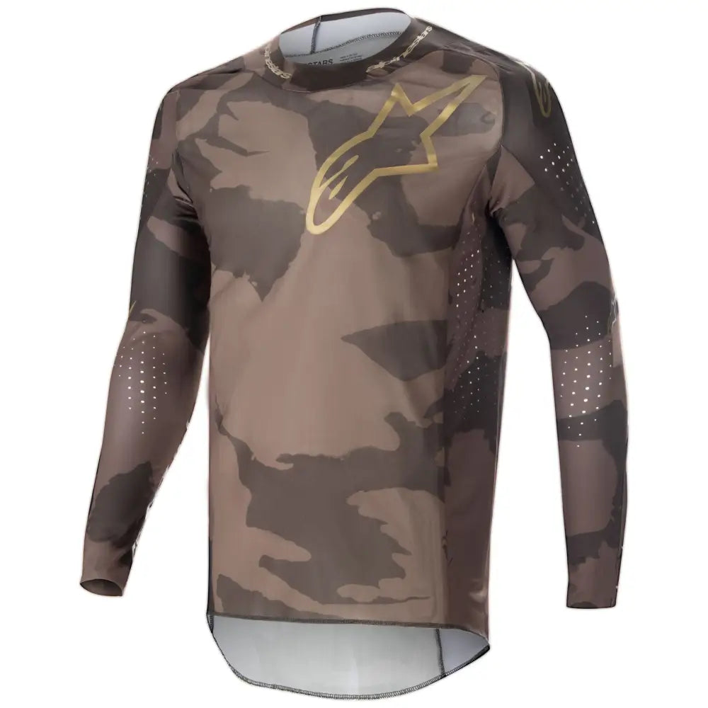 Jersey Alpinestars Supertech LE Squad 23 Dark Brown/Kangaroo Gold