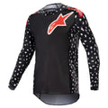 Jersey Alpinestars Supertech North Black/Neon Red