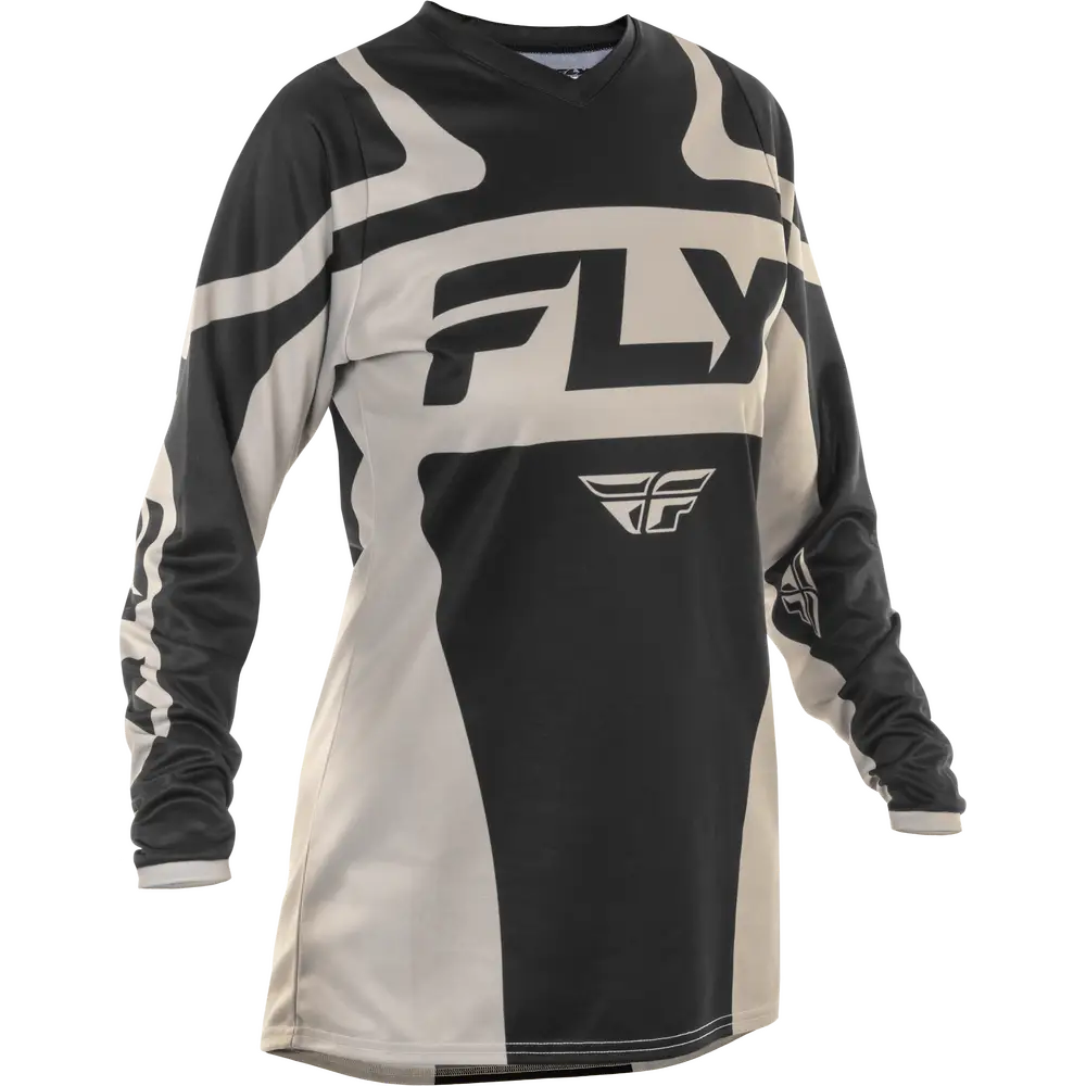 Jersey de Mujer Fly Racing F-16 Black/White