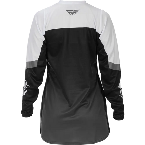 Jersey de Mujer Fly Racing F-16 Grey/Black/White