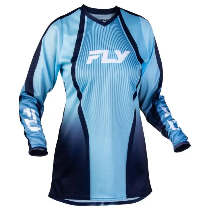Jersey de Mujer Fly Racing F-16 Lift Aqua/Navy/White