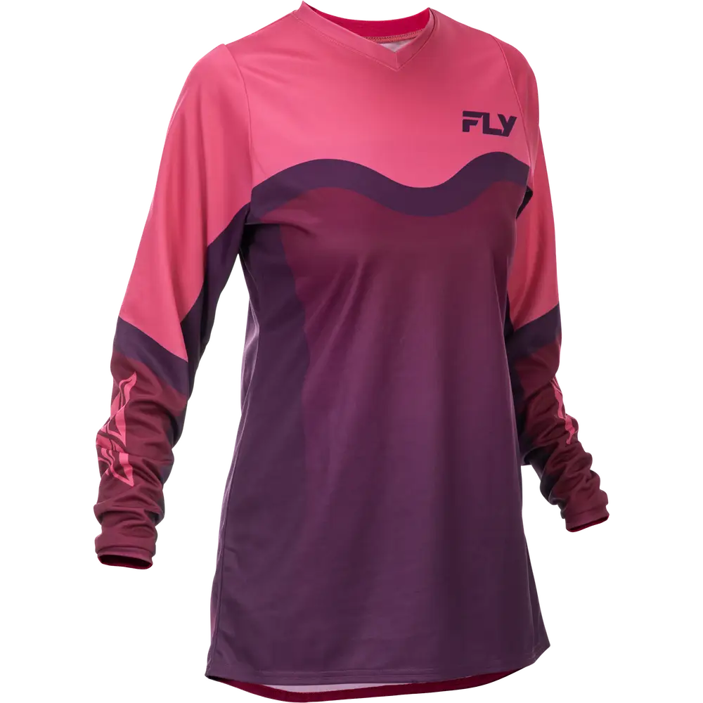 Jersey de Mujer Fly Racing F-16 Pink/Muave